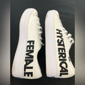 Keds x Rachel Antonoff Hysterical Female white W 9.5 sneakers LIMITED EDITION